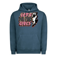 Pigment Midnight Navy let's do this girls soccer Urban Hoodie - FaDigitalArtStudio