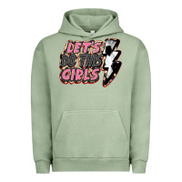 Pigment Oil Green let's do this girls soccer Urban Hoodie - FaDigitalArtStudio