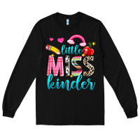 Black little miss kinder Long Sleeve Tee - NancyCooperArtShop