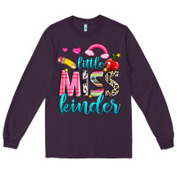 Plum little miss kinder Long Sleeve Tee - NancyCooperArtShop