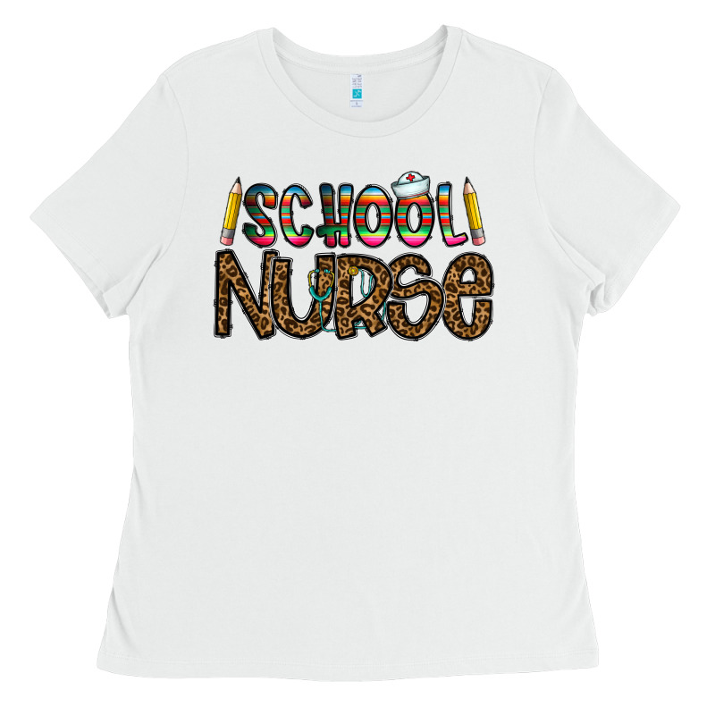 School Nurse Ladies Tee by CowhideDigitalArt | Teevron