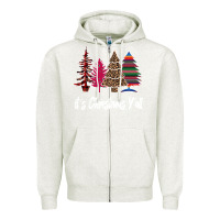 Oatmeal Heather It s Christmas Y all Zipper Hoodie - Bettercallsaul