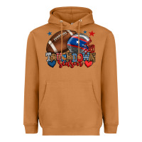 Meerkat Touchdown season American football 4th of july Heavyweight Hoodie - HowdyJamesFarm