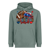 Sage Touchdown season American football 4th of july Heavyweight Hoodie - HowdyJamesFarm