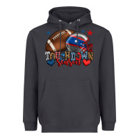 Smoke Touchdown season American football 4th of july Heavyweight Hoodie - HowdyJamesFarm