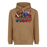 Toasted Coconut Touchdown season American football 4th of july Heavyweight Hoodie - HowdyJamesFarm
