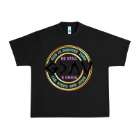 Black be still and know Urban Heavy Tee - MaliasSmallBusiness