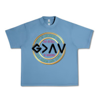 Pebble Blue be still and know Urban Heavy Tee - MaliasSmallBusiness