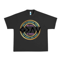 Pigment Black be still and know Urban Heavy Tee - MaliasSmallBusiness