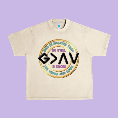 Be Still And Know Urban Heavy Tee Designed By Maliassmallbusiness