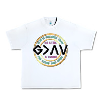 White be still and know Urban Heavy Tee - MaliasSmallBusiness