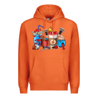 Carrot Lacrosse coffee cups Premium Hoodie - HowdyJamesFarm