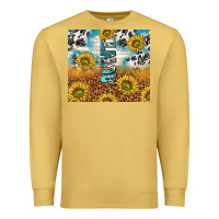 Antique Gold aunt sunflower leopard glitter Premium Sweatshirt - TumblerDesignByShophia