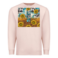 Pale Pink aunt sunflower leopard glitter Premium Sweatshirt - TumblerDesignByShophia