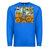 True Royal aunt sunflower leopard glitter Premium Sweatshirt - TumblerDesignByShophia