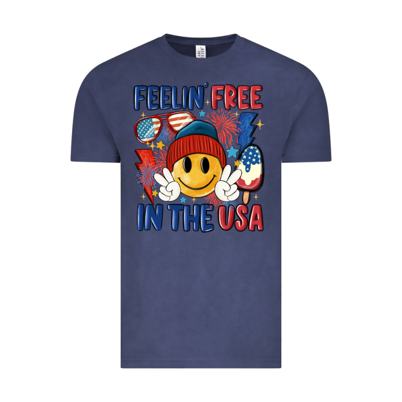 Feelin Free In The Usa Vintage Tee by MaliasSmallBusiness | Teevron