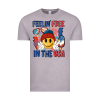 Vintage Zinc feelin free in the usa Vintage Tee - MaliasSmallBusiness