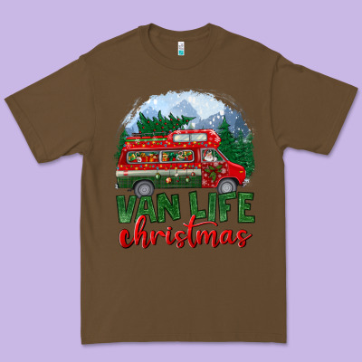 Van Life Christmas Premium Tee Designed By Bundleandbundleshop