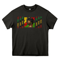 Asphalt black girl magic libbey glass Heavy Core Tee - HRA Design Shop