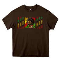 Chocolate Brown black girl magic libbey glass Heavy Core Tee - HRA Design Shop