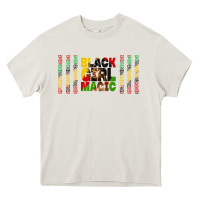 Cream black girl magic libbey glass Heavy Core Tee - HRA Design Shop