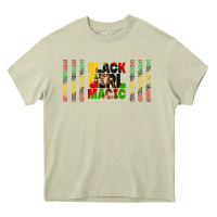 Mossy black girl magic libbey glass Heavy Core Tee - HRA Design Shop