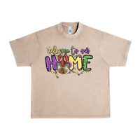 French Oak welcome to our home Urban Heavy Tee - MaliasSmallBusiness