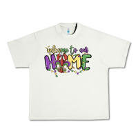 Pistachio welcome to our home Urban Heavy Tee - MaliasSmallBusiness