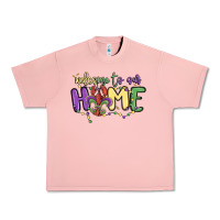 Salmon welcome to our home Urban Heavy Tee - MaliasSmallBusiness