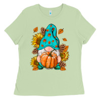 Matcha Fall Gnome Ladies Tee - RanaPortraitStore