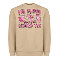 Mushroom my sleigh runs on loaded tea Heavyweight Sweatshirt - MaliasSmallBusiness