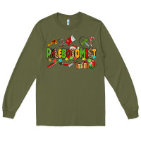 Army Green christmas phlebotomist Long Sleeve Tee - MaliasSmallBusiness