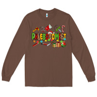Chestnut christmas phlebotomist Long Sleeve Tee - MaliasSmallBusiness
