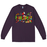 Plum christmas phlebotomist Long Sleeve Tee - MaliasSmallBusiness
