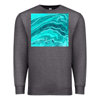 Charcoal Heather turquoise agate Premium Sweatshirt - TumblerDesignByShophia