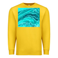 Lemon turquoise agate Premium Sweatshirt - TumblerDesignByShophia