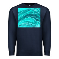 Navy turquoise agate Premium Sweatshirt - TumblerDesignByShophia