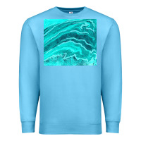 Ocean Blue turquoise agate Premium Sweatshirt - TumblerDesignByShophia