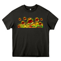 Asphalt juneteenth sunflowers libbey glass Heavy Core Tee - HRA Design Shop