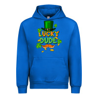 Cobalt lucky dude St. Patricks Day Urban Hoodie - FaDigitalArtStudio