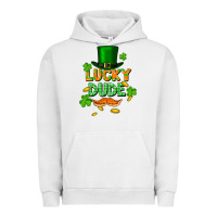 Pigment Lunar Rock lucky dude St. Patricks Day Urban Hoodie - FaDigitalArtStudio