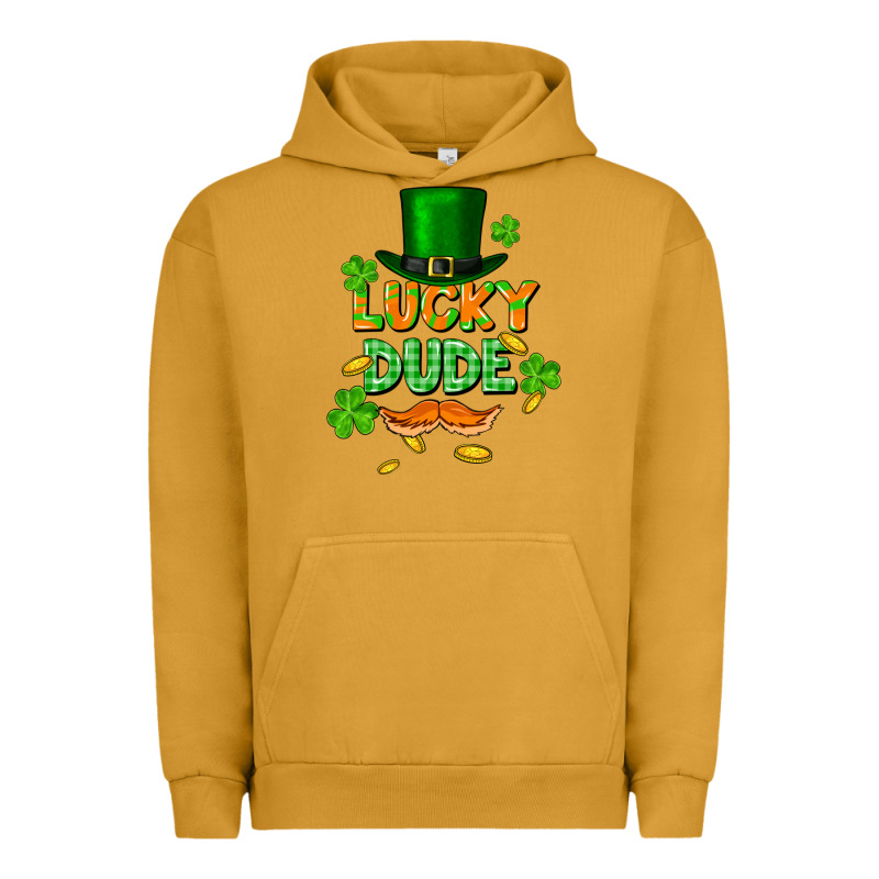 Lucky Dude St. Patricks Day Urban Hoodie by FaDigitalArtStudio | Teevron