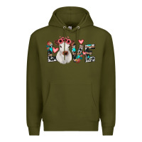 Army Green calf love Premium Hoodie - JahusDesignShop