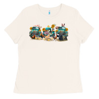 Bone western farm trucks farm animals Ladies Tee - FaDigitalArtStudio