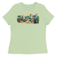 Matcha western farm trucks farm animals Ladies Tee - FaDigitalArtStudio