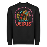 Black in the waiting there was jesus Heavyweight Sweatshirt - MaliasSmallBusiness