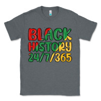 Charcoal Heather black history Classic Tee - MaliasSmallBusiness
