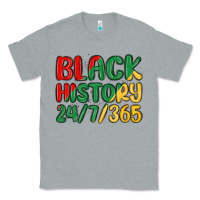 Heather Grey black history Classic Tee - MaliasSmallBusiness