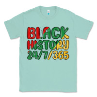 Seafoam black history Classic Tee - MaliasSmallBusiness