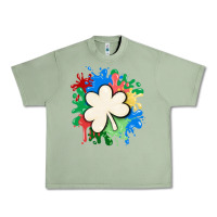 Oil Green st patricks day shamrock autism Urban Heavy Tee - MaliasSmallBusiness